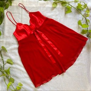 Red Victoria Secret Babydoll
